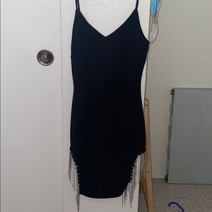 Black cocktail dress